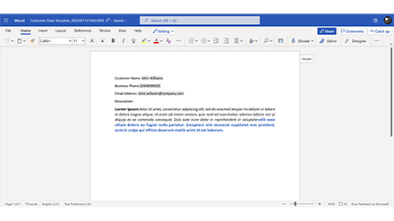 SharePoint Document Merge